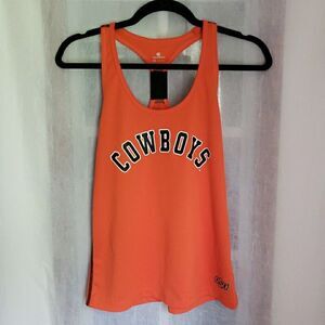 Oklahoma State Cowboys Orange Tank Top Racerback Shirt Women's Size XS Sport